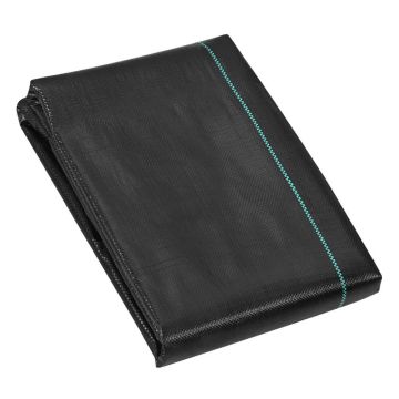 Barjerinis kraštovaizdžio audinys, 4x50 pėdų, juodas, austas PP