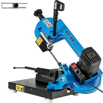 Metalo juostinis pjūklas 1000 W, vertikalus, 0°-45°, stalviršio
