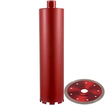 Deimantinis šlapio ir sauso gręžtuvas betonui, 4" (101 mm), 5/8"-11 sriegis