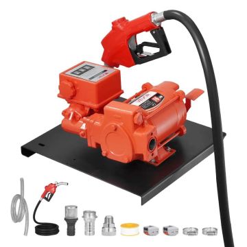 Kuro perpumpavimo siurblys 230 V, 20 GPM, elektrinis su matuokliu ir žarna