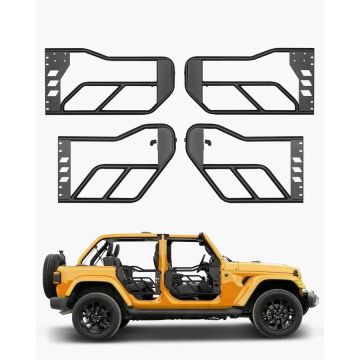 Jeep wrangler JK 4 durų vamzdinės durys, grūdinto plieno, 2007–2018