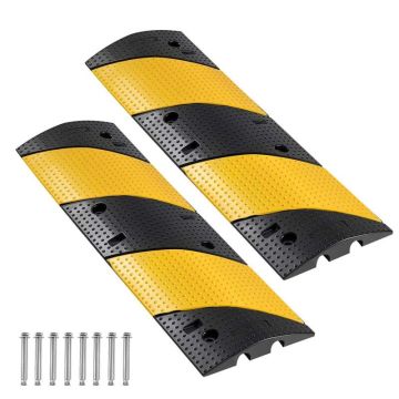 Guminis greičio mažinimo kalnelis 1000 mm, 2 kanalų, 2 vnt., sunkiam transportui