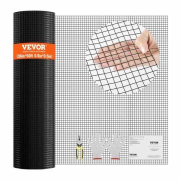 Metalinis cinkuoto vielos tinklo ritinėlis 36'' x 50', 19 dydžio vištų tvorai