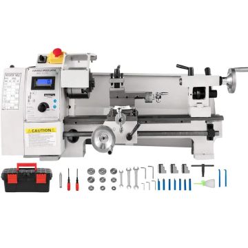 Mini metalo tekinimo staklės 8x14, 650 W, kintamas greitis