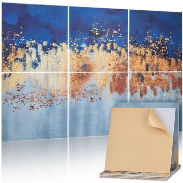 6 vnt. „art acoustic panels“ garsą slopinančios sienų plytelės, 70,87x47,24x0,4 cm, lipnios