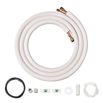Mini varinių vamzdžių rinkinys, 4876,8 mm, 9,5 ir 15,9 mm, šildymui ir oro kondicionavimui