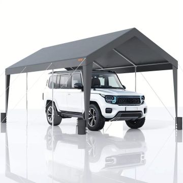 Automobilio stogelis garažo palapinė 3x6 m su 8 stulpais