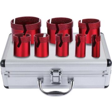 Deimantinis grąžtas ir pjūklas plytelėms, keramikai, marmurui, porcelianui, 20–68 mm