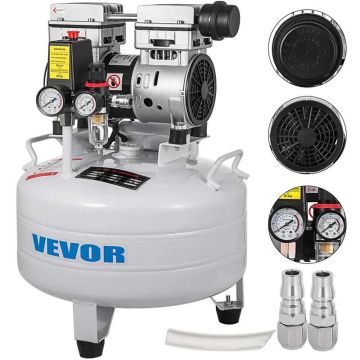 Vertikalus bealiejis oro kompresorius 30 L 850 W itin tylus