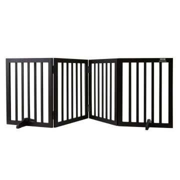 Laisvai pastatomi sulankstomi šunų varteliai, 24" aukščio, rudi