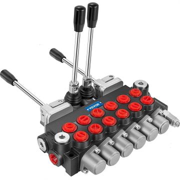 Hidraulinis krypties valdymo vožtuvas, 11 GPM, 4500 PSI, 6 ritės