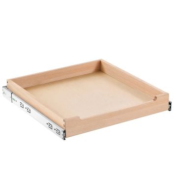 Ištraukiamas medinis spintelės organizatorius, 20x21" stalčius