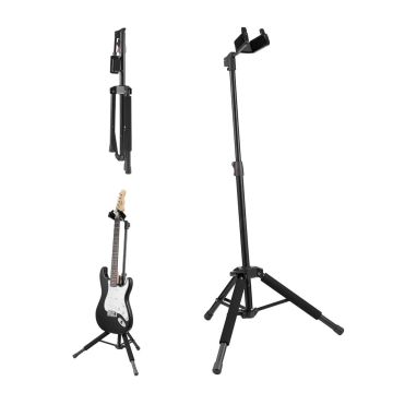 Trikojis sulankstomas gitaros stovas, reguliuojamas 900–1200 mm