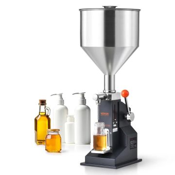 Rankinis nerūdijančio plieno skysčio pildymo aparatas, 5–100 ml