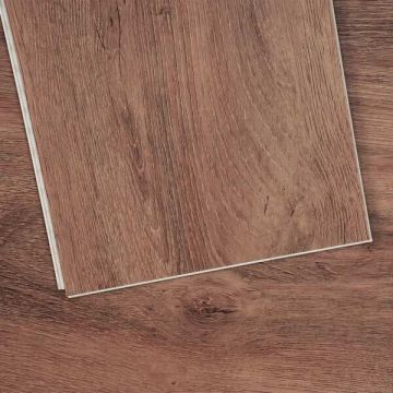 Vinilo grindų plytelės, 1220x185 mm, tamsiai rudos medienos raštas, 5,5 mm storio, 10 vnt.