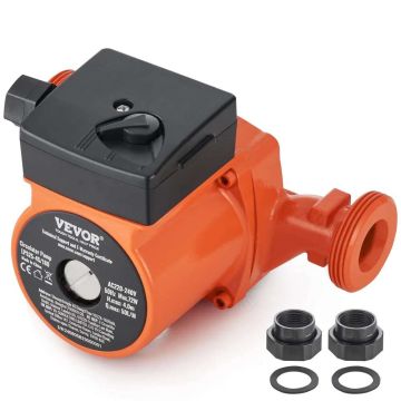 LPS25-4S-180 karšto vandens recirkuliacinis siurblys, 220V, 72W, 38 mm, 3 greičiai