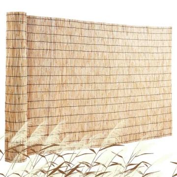 Natūrali nendrinė tvora 5,5x16,4 pėdų balkonui ir kiemo terasai