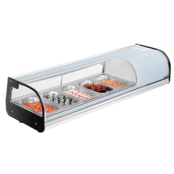 Sušių vitrina-šaldytuvas, 52 L, LED apšvietimas, temperatūros valdymas
