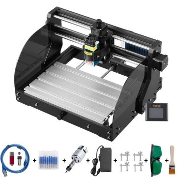 CNC graviravimo staklės 300x180x45 mm 3 ašių lazeris 15W GRBL