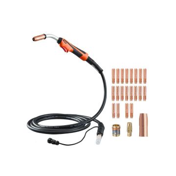 250 A MIG suvirinimo pistoletas su 15 pėdų laidu, suderinamas su millermatic 200–252 aparatais