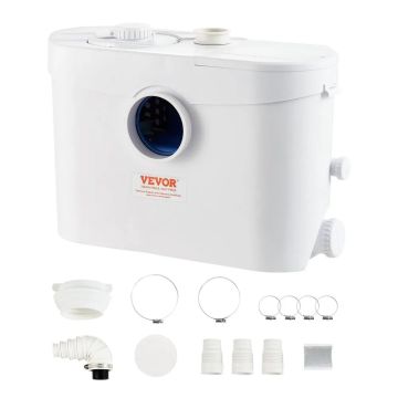 Smulkinamasis nuotekų siurblys, 700 W, 9600 l/h, 10 m slėgis, 3 įleidimo angos