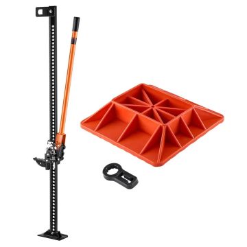Ūkinis universalus reketinis domkratas su pagrindu, 3,18 t, 152,5 cm