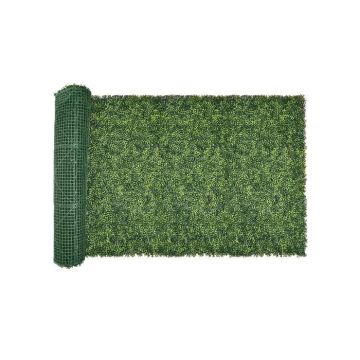 Панели из искусственной травы для ограждения, 40x120 дюймов, зеленая живая изгородь для сада.
