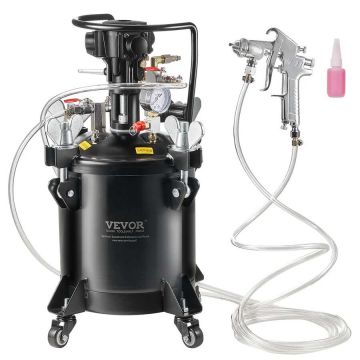 Purškiamų dažų slėginis indas 10 L, automatinis maišymas, reguliuojamas 70 psi