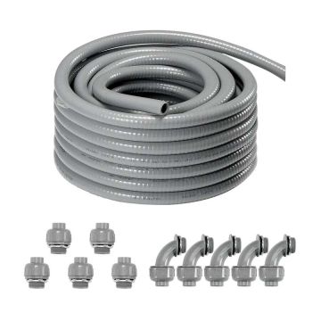 Lankstus PVC elektros vamzdis 12,7 mm, 30,5 m, nemetalinis