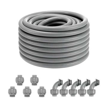 19,1 mm PVC elektros vamzdis, lankstus, 30,5 m, nemetalinis
