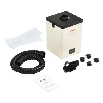 Litavimo dūmų ištraukiklis 150 W, 3 pakopų filtras, 332 m³/h