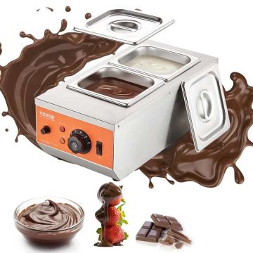Šokolado temperavimo aparatas, 4,1 kg, 2 talpos indai