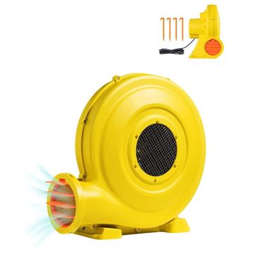 Elektrinis pripučiamas oro pūstuvas 870-950 W, geltonas