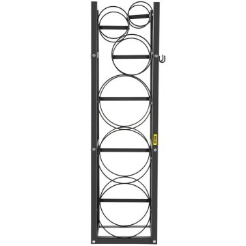 Šaldymo agento bakų stovas 46x13x4 colių, 6 vietų dujų balionų laikiklis
