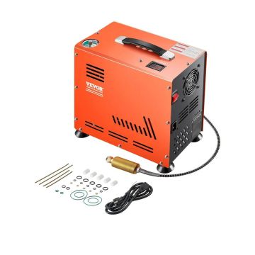 PCP oro kompresorius 800W, 4500 PSI, dviejų cilindrų, su ventiliatoriaus aušinimu