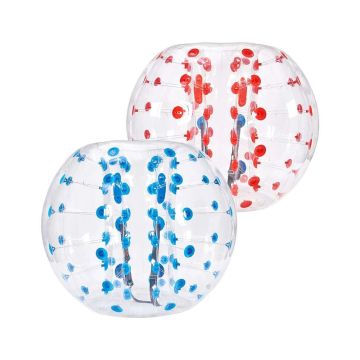 Pripučiami PVC buferiniai kamuoliai, 4 pėdų, 2 vnt., sumo zorb