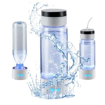 Nešiojamas 380 ml vandenilio vandens generatorius su SPE jonizatoriumi