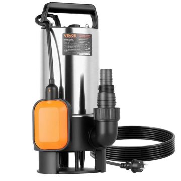 710 W nerūdijančio plieno panardinamas vandens siurblys, 20000 l/val., su automatinio plūdės jungikliu