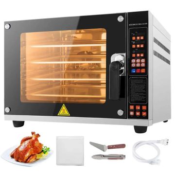 Konvekcinis stalviršio skrudintuvas, 4500 W, 0–350 ℃, su purškimo funkcija