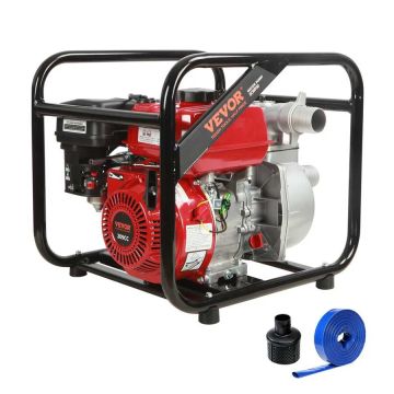 Benzininis vandens siurblys 51 mm, 5 kW, nešiojamas su žarna