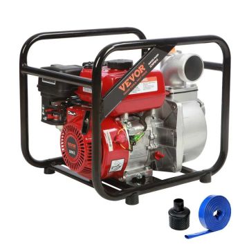 Benzininis 4 taktų vandens siurblys, 7,6 cm anga, 5,2 kW, 1003 l/min