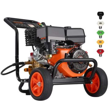 Бензиновая мойка высокого давления 4400 PSI, медный насос, 5 насадок.