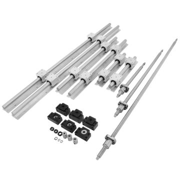 Linijinių bėgelių rinkinys su rutuliniais sraigtais, CNC dalys, 350-1050 mm