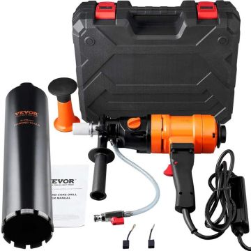 Rankinis deimantinis betono gręžimo įrenginys, 1500 W, 10,2 cm grąžtas