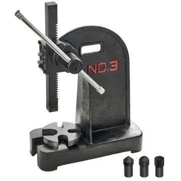 Rankinis ketaus stalinis presas, 3 tonos, 310 mm aukštis