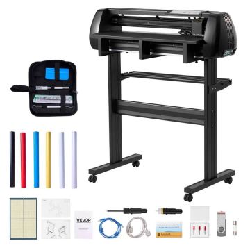 Vinilo pjaustytuvas 720 mm, dvigubi peiliai, LED ekranas, signmaster rinkinys