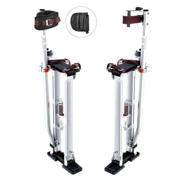 Reguliuojamos aliuminio gipskartonio atramos 61–102 cm, sidabrinės
