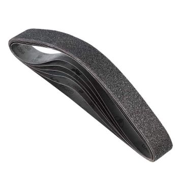 Šlifavimo juostos 50x1066 mm, silikoninis karbidas, 6 vnt., įvairus grūdėtumas