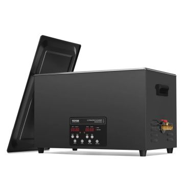 30 L ultragarsinis valiklis, 600 W, 40 kHz, su šildytuvu ir laikmačiu