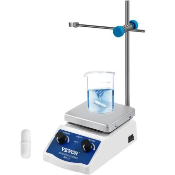 Laboratorinė magnetinė maišyklė su šildymo plokšte, 2000 ml